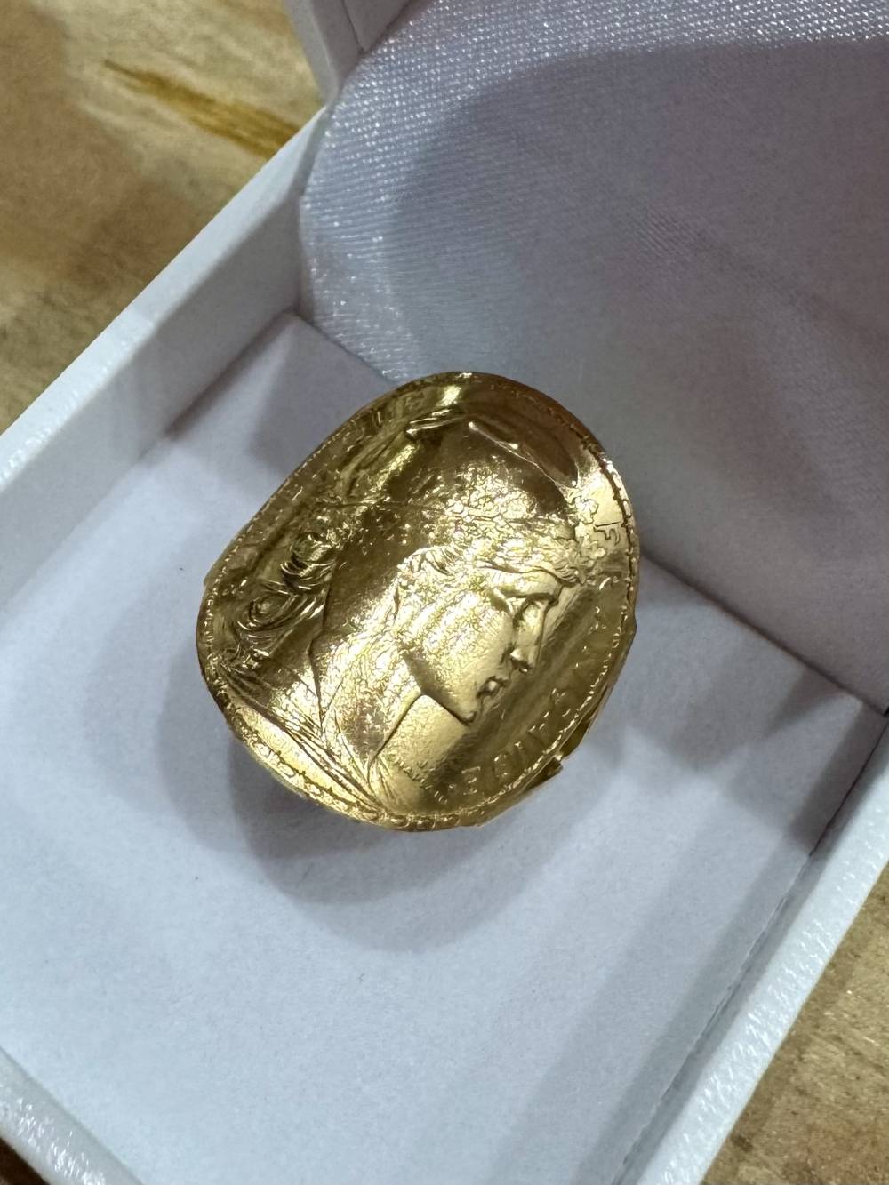 bague louis marianne bombée